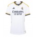 Dámy Fotbalový dres Real Madrid David Alaba #4 2023-24 Domácí Krátký Rukáv